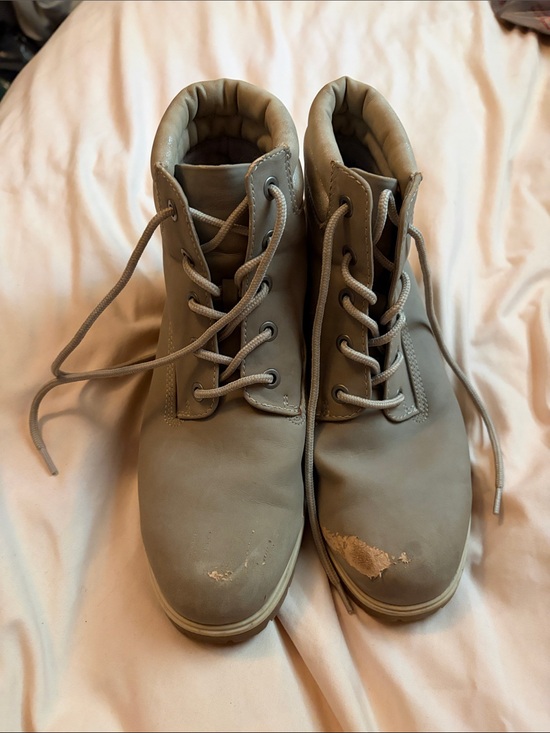 Limelight Shoes - Taupe Lace-Up Ankle Boots